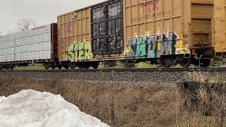 02/09/23: CSX #3406 Leads Quiet M326 at Jenison Curve