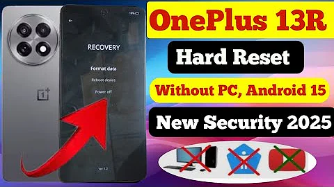 Hard Reset OnePlus 13R | OnePlus 13RReset Screen Lock Pattern Pin PasswordFingerPrint Unlock 2025