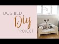 DIY DOG BED PROJECT | Upcycling &amp; personalising a bed for Gus - Bang On Style