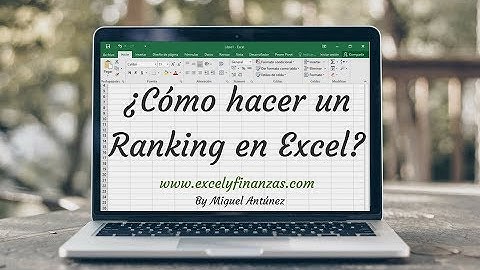 Como Hacer un Ranking en Excel (Tutorial Fórmula Jerarquía)