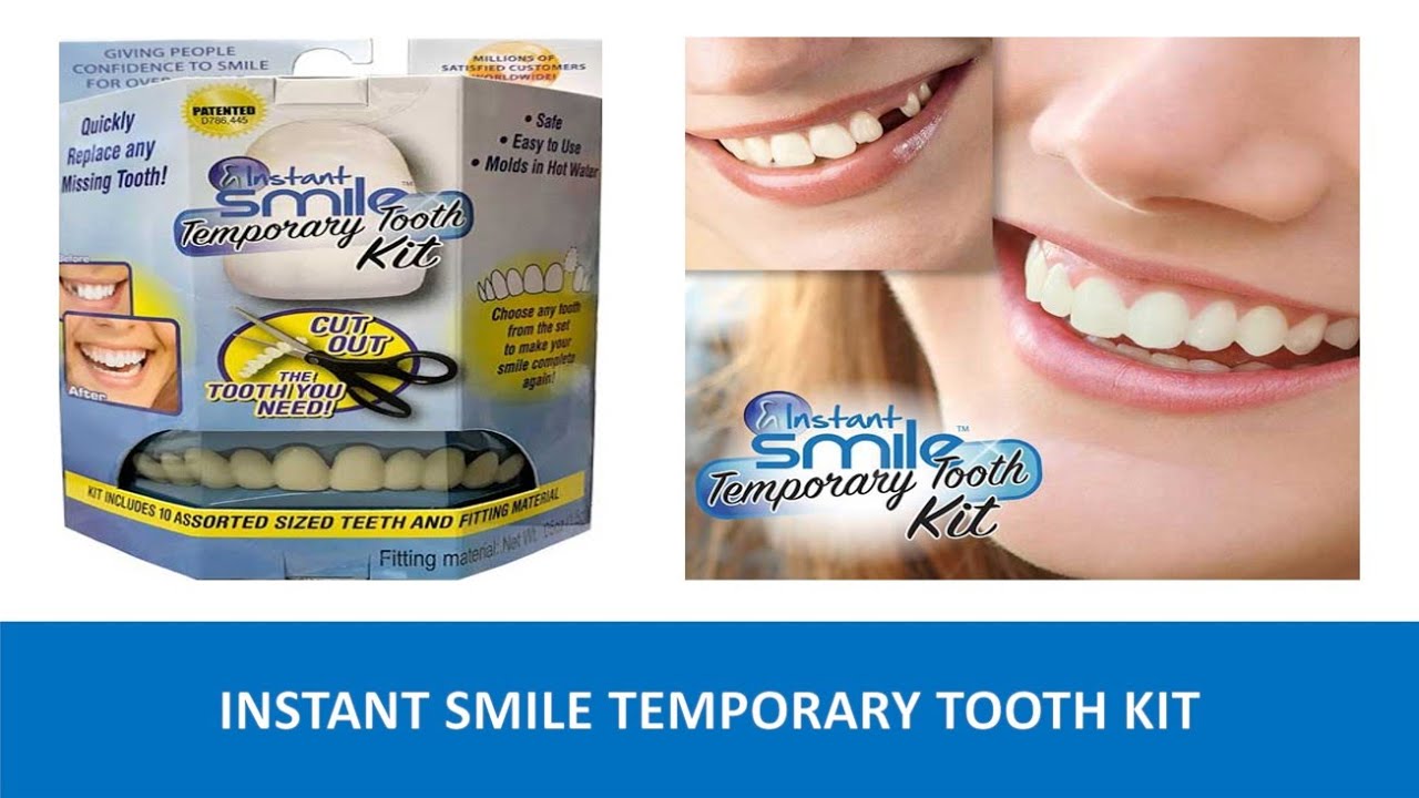 Instant Smile Temporary Tooth Kit - How to fit, an easy guide. 