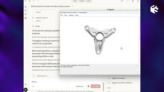 AI-Orchestrated Concept Exploration for Mechanical Parts (Claude x Cognitive Design MCP)