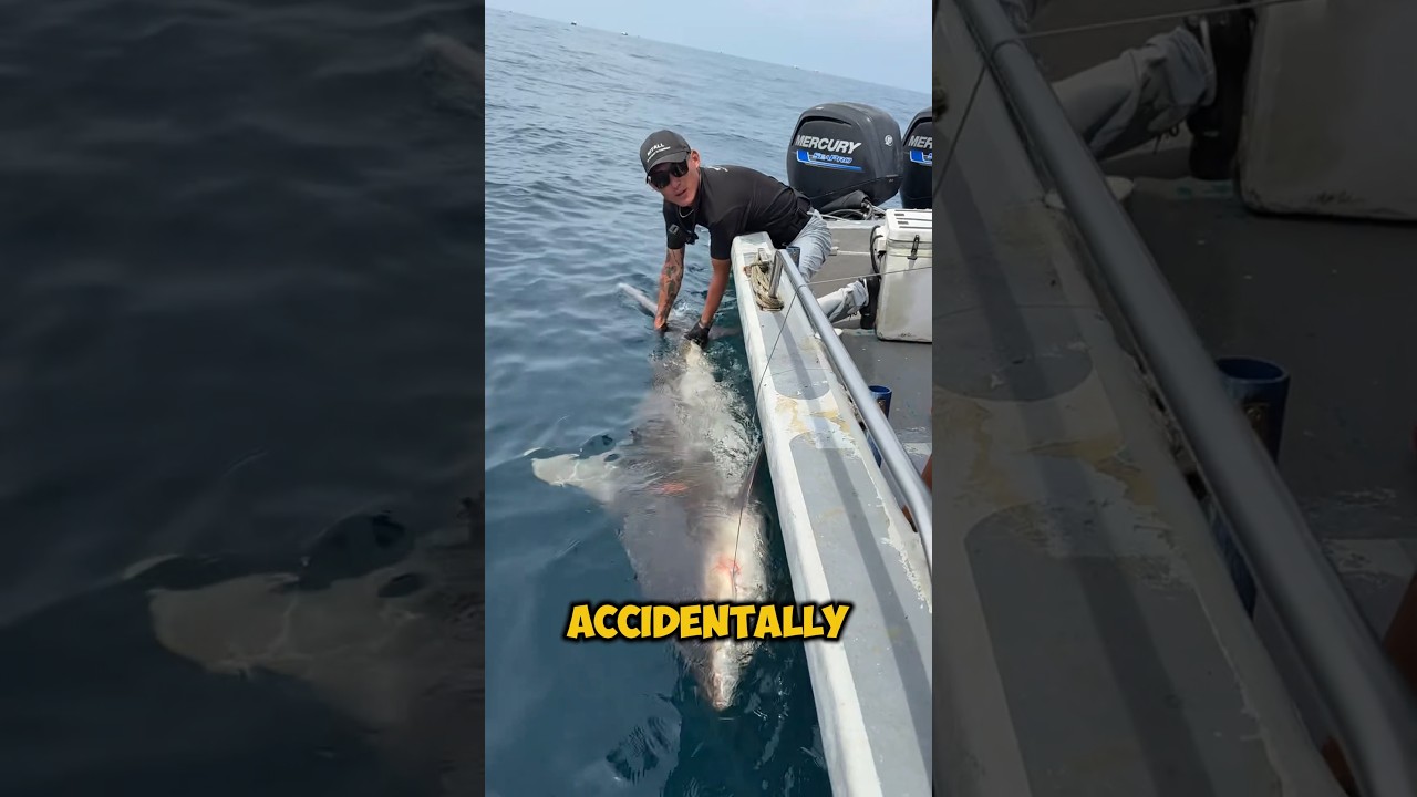This Man Got Smacked by a Shark’s Tail! 🎣 