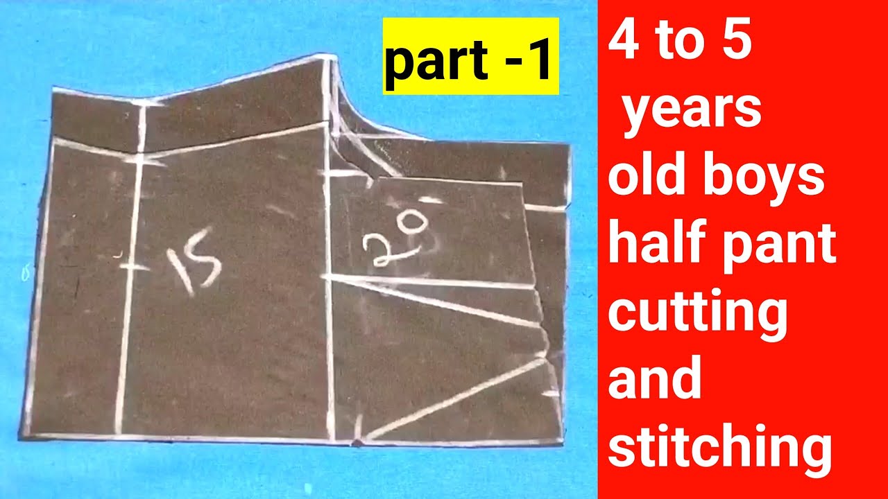 school uniform half pant cutting and stitching/boys half pant cutting