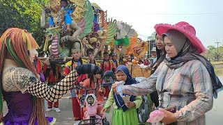 Singa Depok PUTRA KLASIK - DIGAWE WIRANG show KEDUNG LEGOK LOH BENER INDRAMAYU 2023 arak arakan