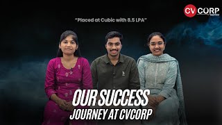 CVCORP Students Crack ₹8.5 LPA at Cubic Transportation Systems | Best IT Training Institute in Hyd