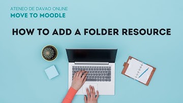 How to add a folder resource in Moodle (Daigler)