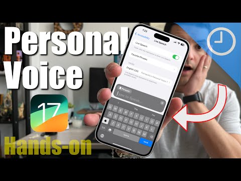 How to use Personal Voice in iOS 17