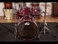 Drum workshop collectors series pure purpleheart kit  drummers review