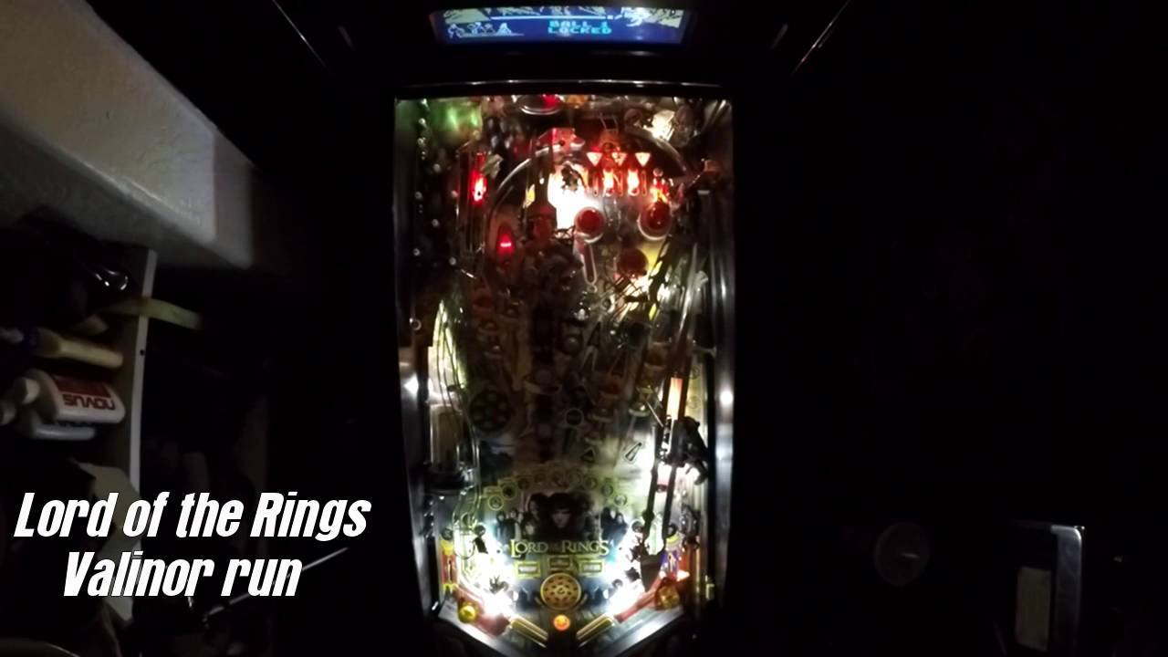 Lord of the Rings pinball gameplay (color dmd) - YouTube