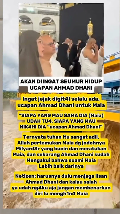 ucapan ahmad dani akan di ingat seumur hidup  maia estianty #ahmaddhani #maiaestianty #irwanmussry