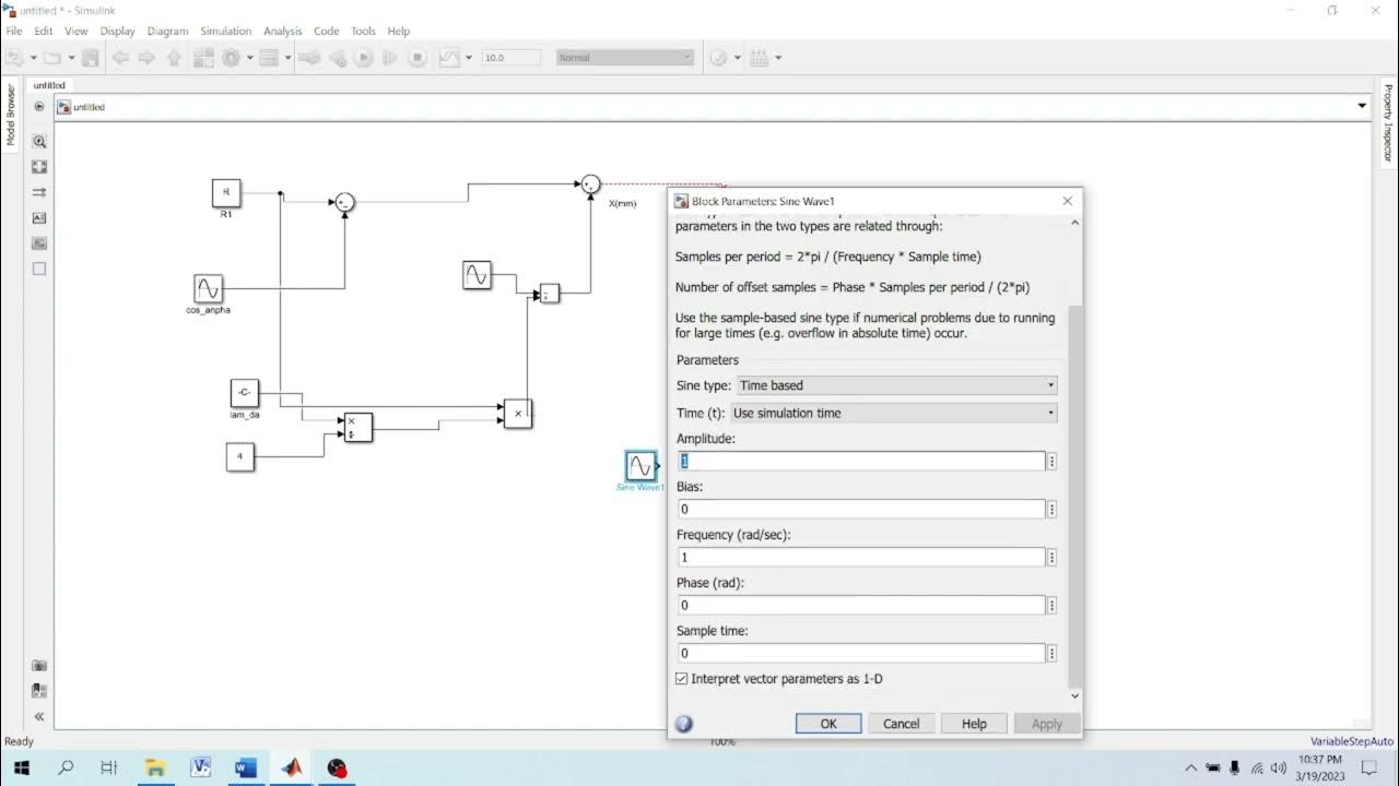 Ứng dụng matlab simulink mô phỏng động học cơ cấu Piston - Trục khuỷu ...