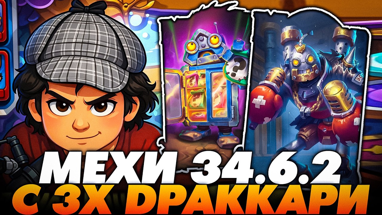 ПОКАЗАЛ МЕХОВ В ПАТЧЕ 34.6.2 ПОД ЗОЛОТОЙ ДРАККАРИ !!!   Guddumpog  Guddummit Hearthstone