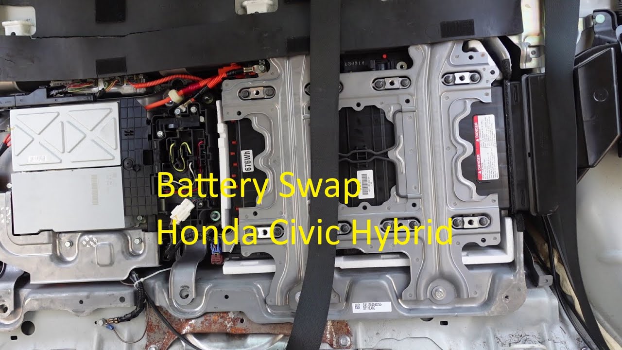2013 Civic Hybrid Battery Swap Testing Youtube 