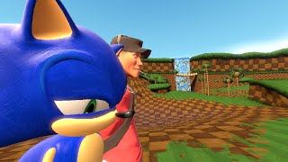 Scout Races Sonic Sfm