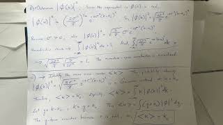 Mathematical Physics Practice Problem Number Six (Fourier Transform and Wave Packet)- Part C