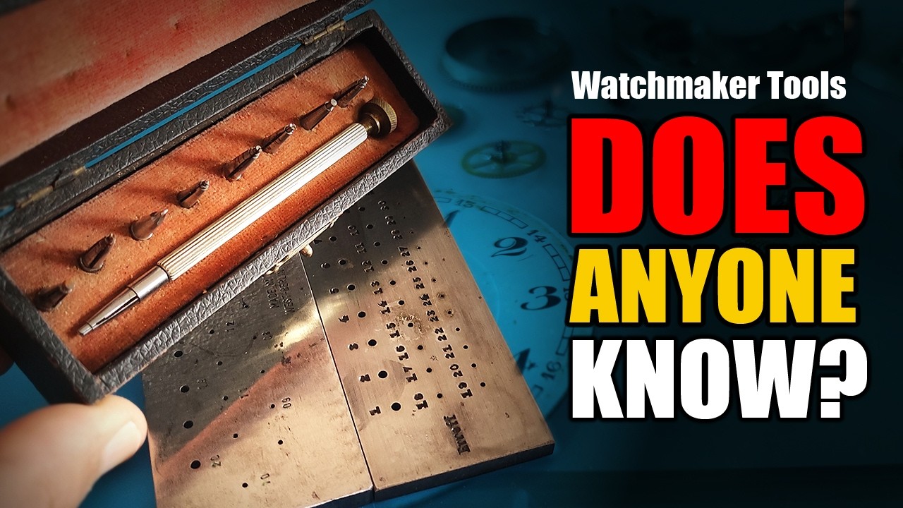 リリパットレーン HOROLOGIST Can You Identify These? Antique Watchmaking Tools Challenge! - YouTube