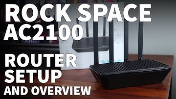 Rock Space AC2100 Dual Band 2100Mbps High Speed Router with App Control - Rock Space AC2100 Setup
