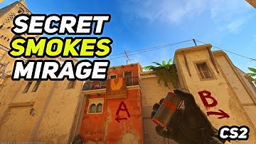 CS2 Mirage - Insane Pro Smokes You Must Learn (2025)