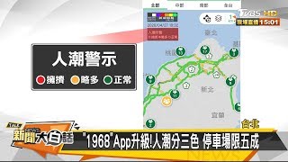 1968App升級!人潮分三色 停車場限五成 新聞大白話 20200427