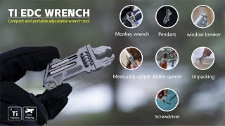 Now on Kickstarter: Ti Wrench: Versatile Pocket Tool For Everyday Carry