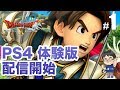 ドラゴンクエスト10の体験版(PlayStation4)が配信開始