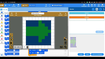 Vex Coding Hidden Pixel Art Challenge