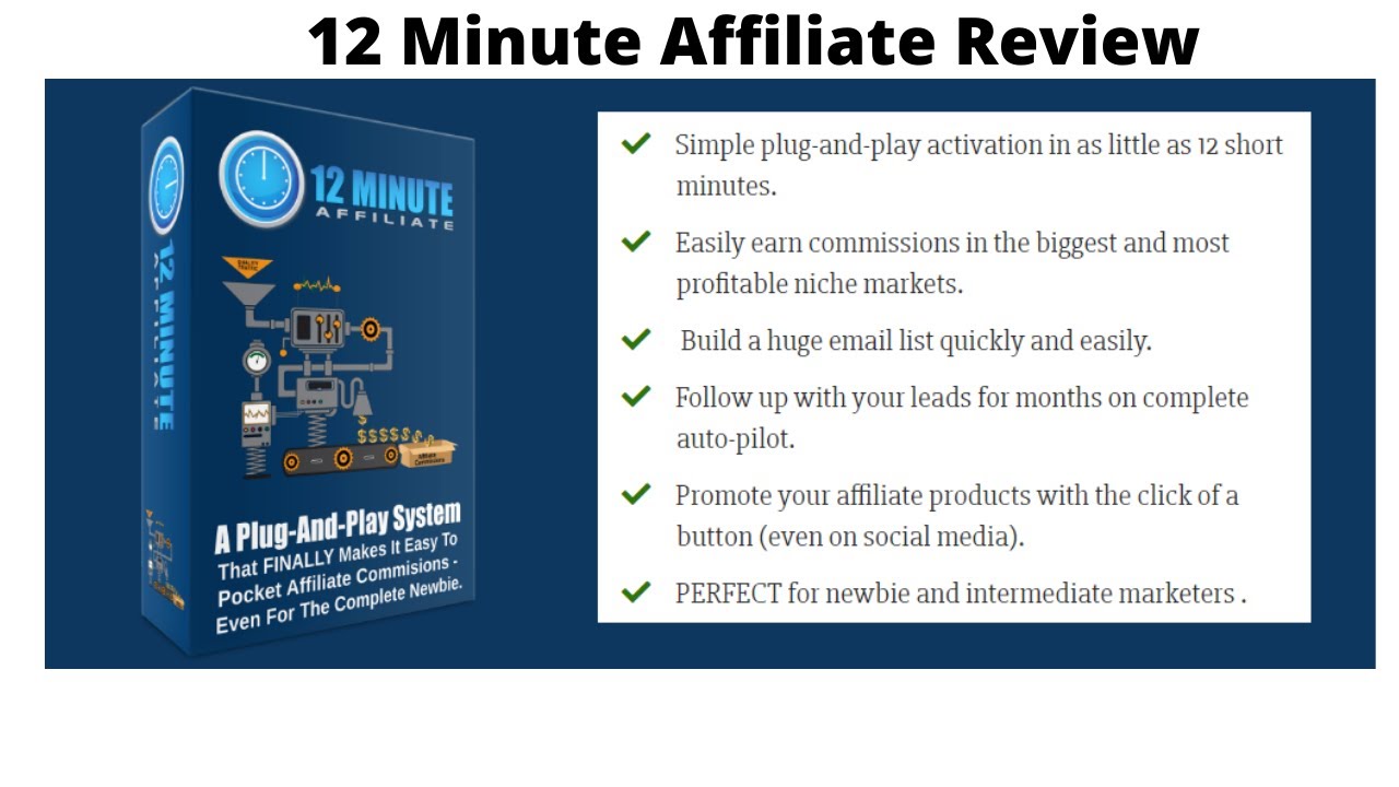 12 minute affiliate program review