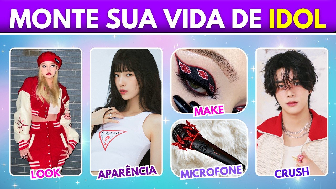 Monte Sua Vida de Idol de K-Pop! 🎤🌟 Quem você seria? | Jogo das escolhas | Quiz Pop