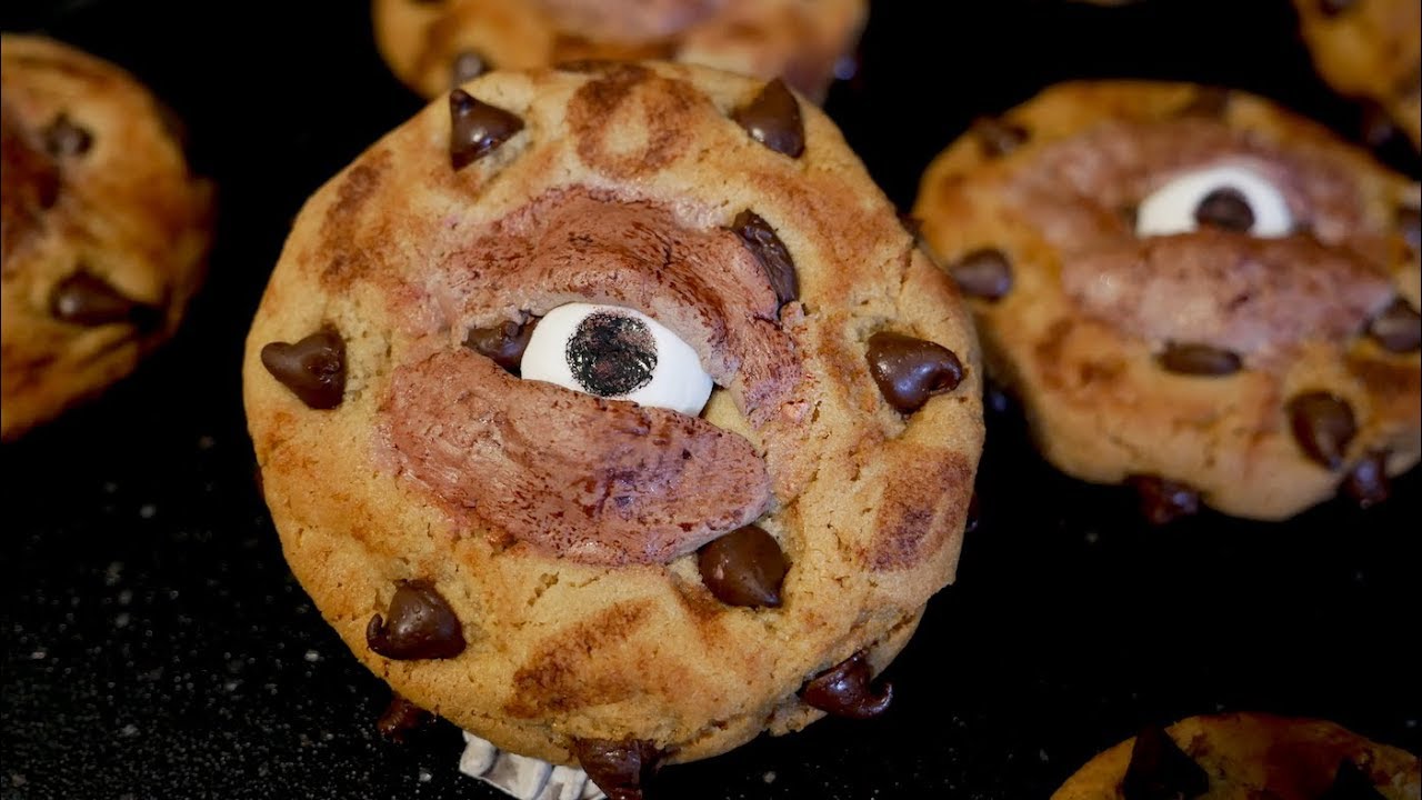 Galletas de Chispas de Chocolate con Ojos - ¡Especial de Halloween! - Mi Cocina Rápida | Mi Cocina Rápida - Karen