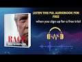 Rage by Bob Woodward Audiobook | Inside Trump White House Secrets