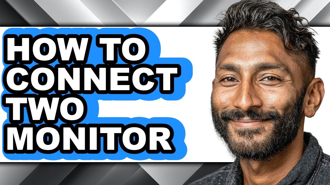 How to Connect Two Monitor (only Way) - YouTube