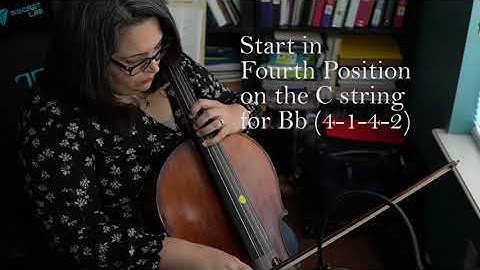 Bb Major 2 Octave Scale and Arpeggio for Cello