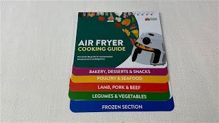 Air Fryer Magentic Cooking Guide Booklet - Great Resource