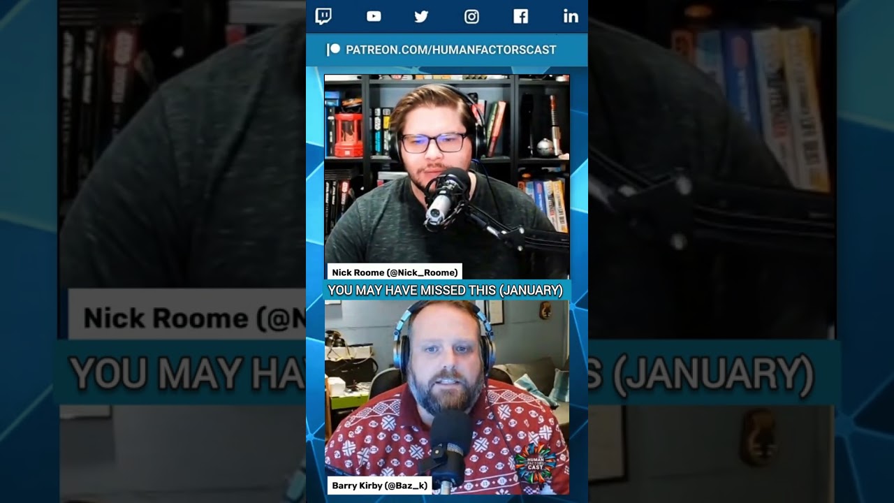 Human Factors News you missed this year January | #shorts