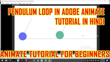 animate cc tutorial in hindi | Animating a Pendulum Loop in adobe animate