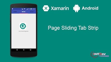 Xamarin Android Tutorial - Page Sliding Tab Strip