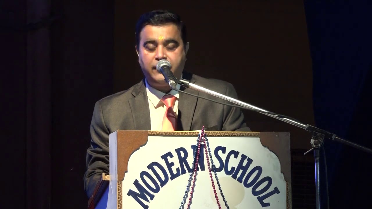 MODERN SCHOOL NOIDA | ANNUAL DAY 2019 | PRINCIPAL SIR SPEECH - YouTube