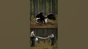 Ranger Saving Eagle From Python Attack