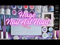Huge nail art haul from Sweetie Nail Supply, Zillabeau, and Luna Beauty.