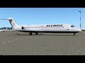 Full flight from Athens to Samos (LGAV – LGSM) on Boeing 717-200. Prepar3D v4