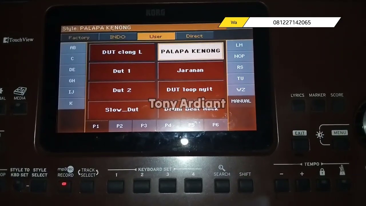Sampling Korg Terbaru 2025 Ajista (Bass Loop,Rhytm Loop). #samplingkorgterbaru #samplingkorgpa600