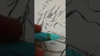 bakugou drawing #artshorts #drawing