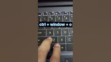 Ctrl + Window + O KEY #windows #shorts #shortcut #keyboard #coding #programming #windowsshortcut