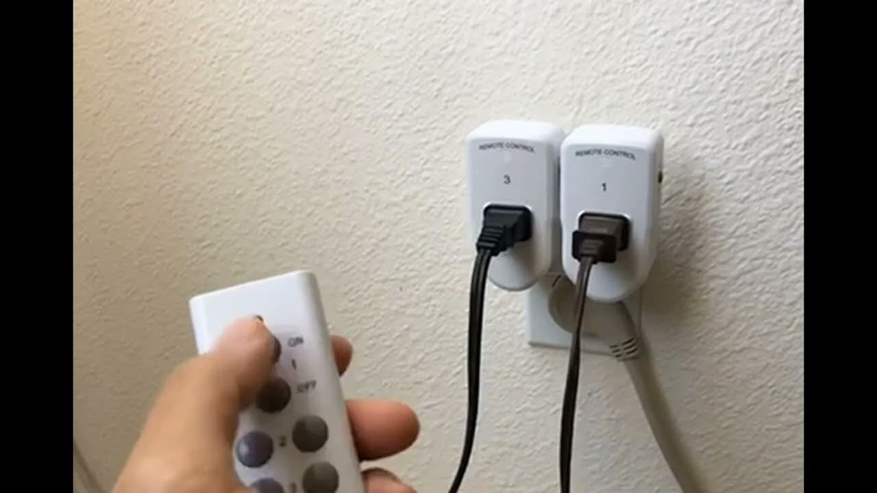BN LINK Wireless Remote Control Electrical Outlet Switch User Demo
