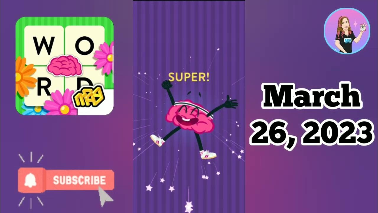 WordBrain Easter Event March 26, 2023 Answers YouTube