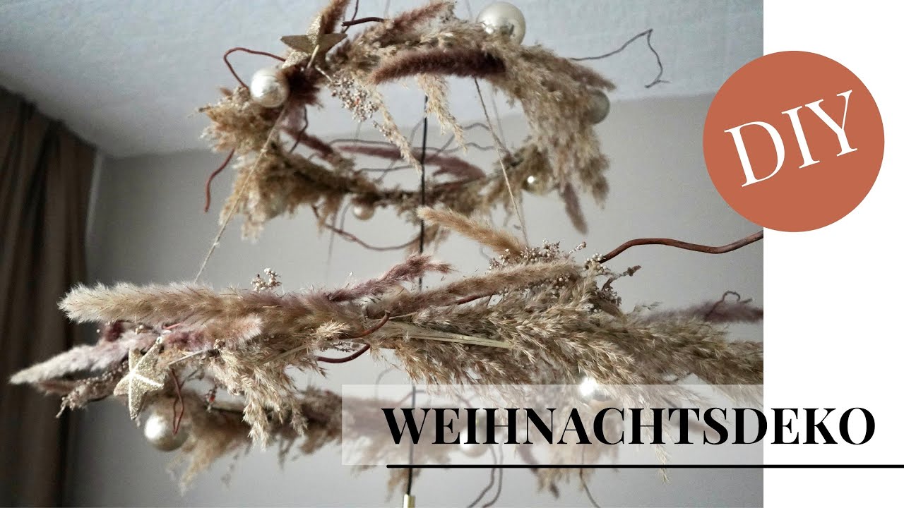 Weihnachtsdeko I DIY I Pampasgras & Trockenblumen I Easy & stylish