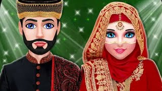 Hijab Wedding Makeup and Salon Game | Muslim Hijab Wedding | Love with Arrange Marriage Game screenshot 5