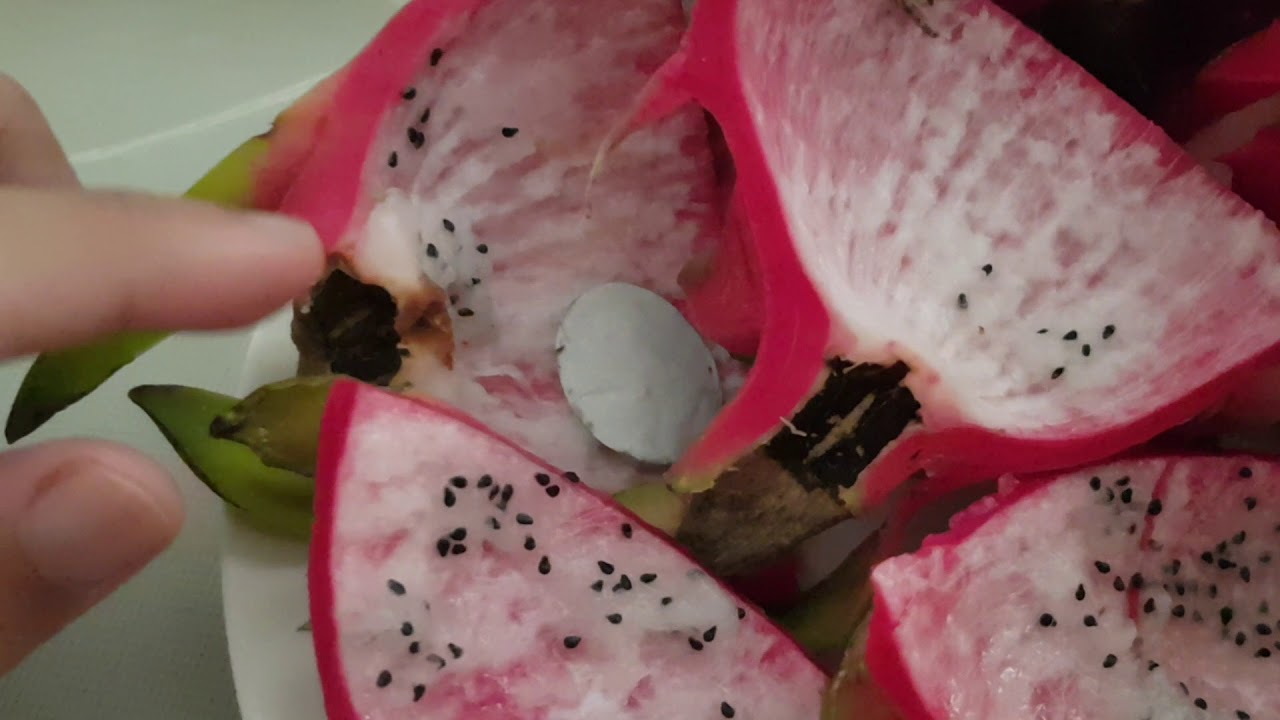 is it safe to eat the brown stuff on dragon fruit? YouTube
