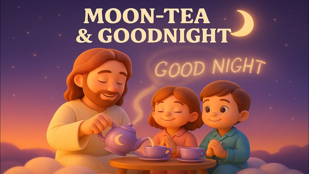 Night of Peace 🌙 Christian Lullabies for Kids | Soft Piano & Harp Bedtime Song | Fall Asleep So Fast